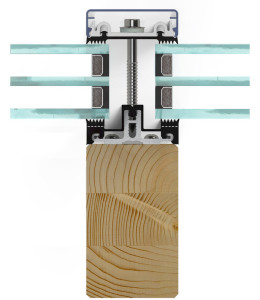 cross-section Mullion AK